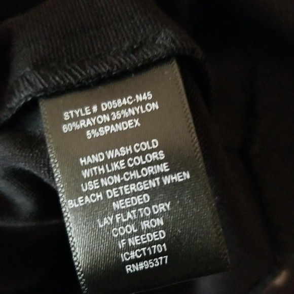 SANCTUARY Short Sleeve Mini Sheath Dress New sz Large L pockets black - Picture 10 of 13